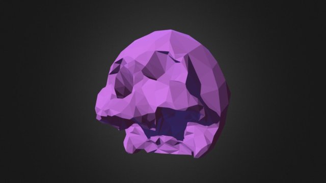 Skull Pink 3D Model