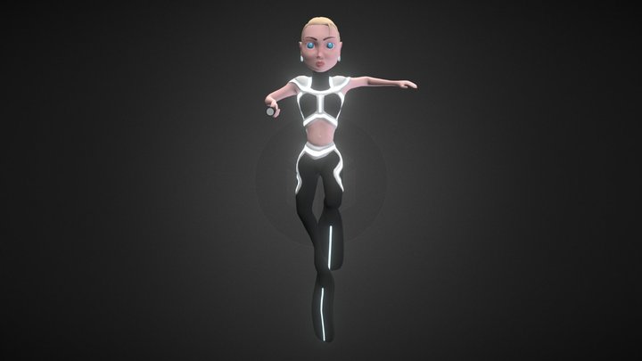 Stylized character - Folder exam 3D Model