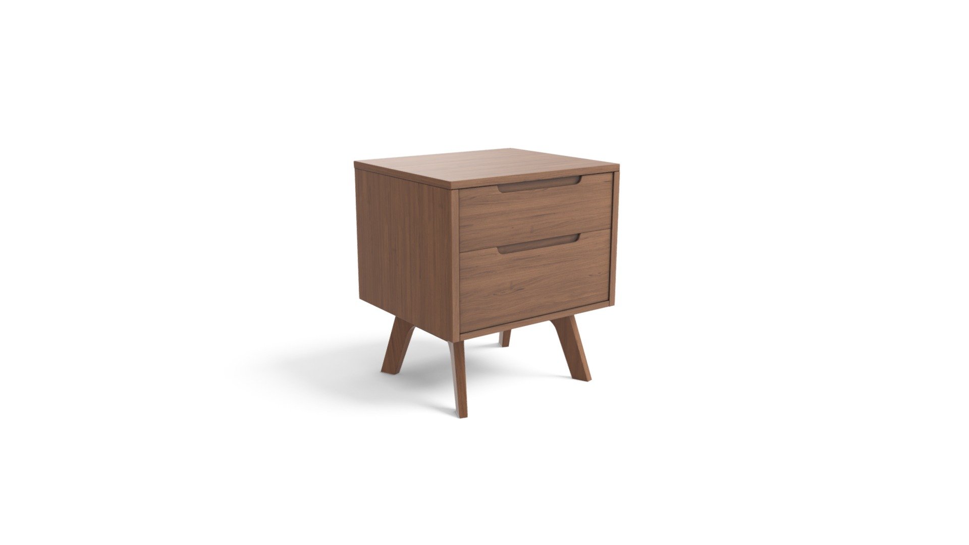 Jenson Bedside Table, Dark Stain Oak