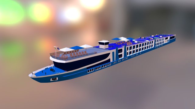 Ship QueenMaxima 3D Model