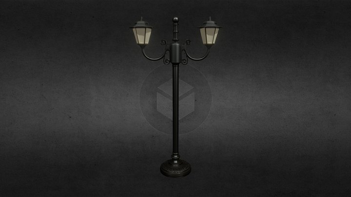 Street+lamp+3d+model 3D Model