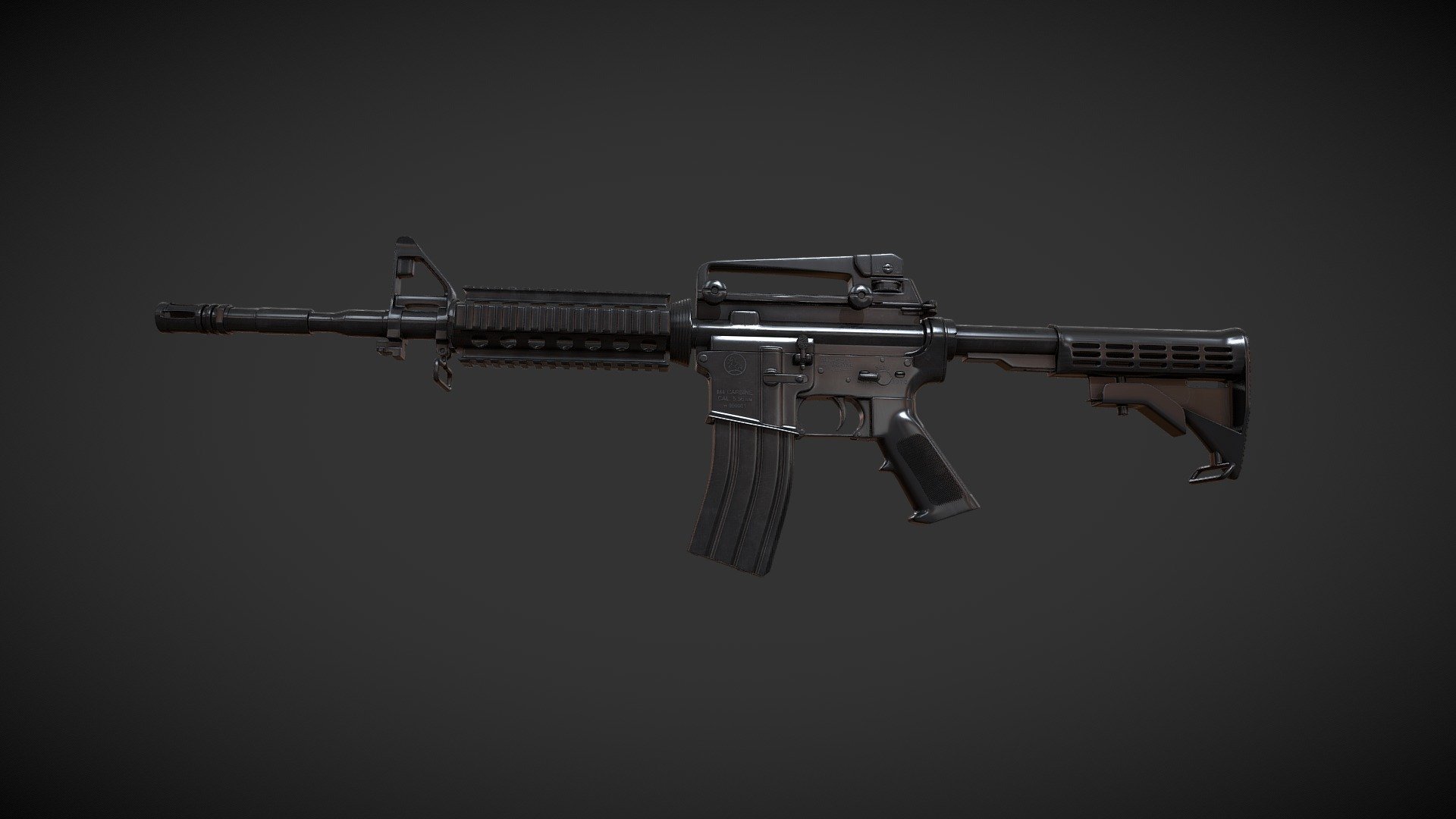 Colt M4A1 - Buy Royalty Free 3D model by hum3d (@hum3d) [6157dd7 ...