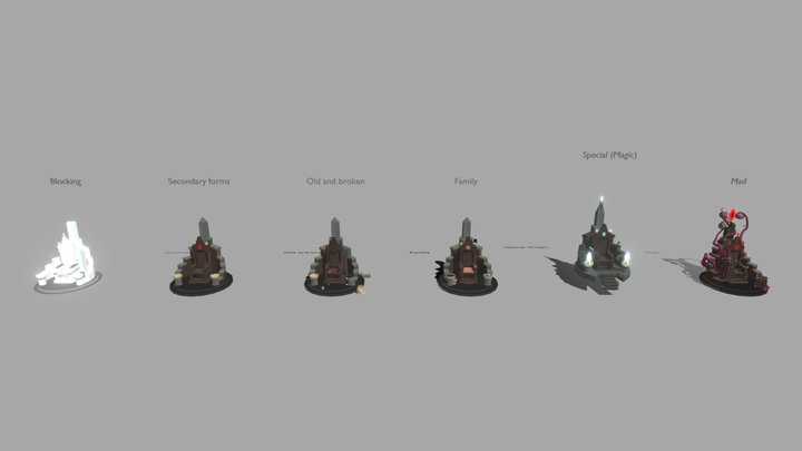 [XYZ School] HW Secondary forms 3D Model