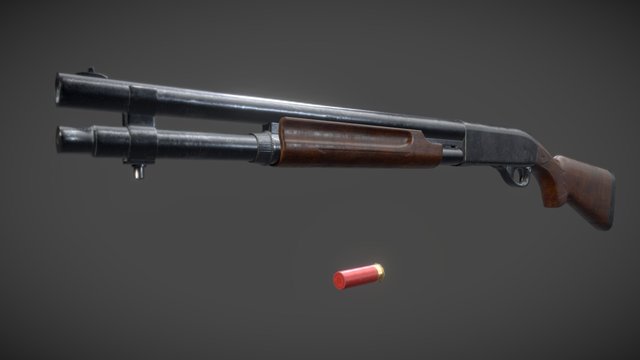 Rem870 Low 3D Model