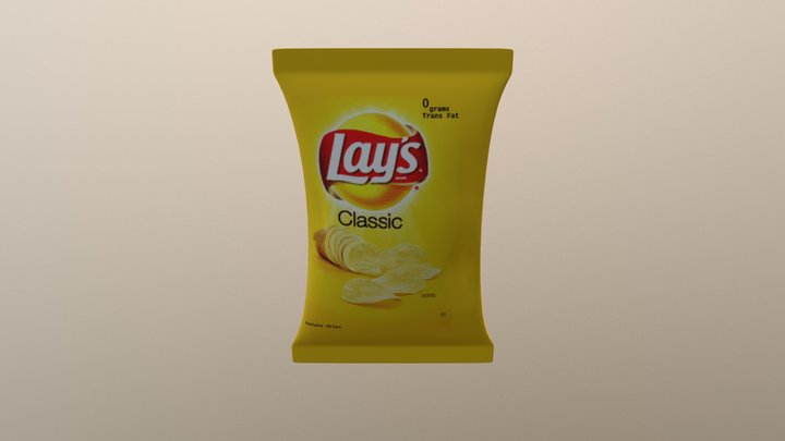Chips Lays 3D Model