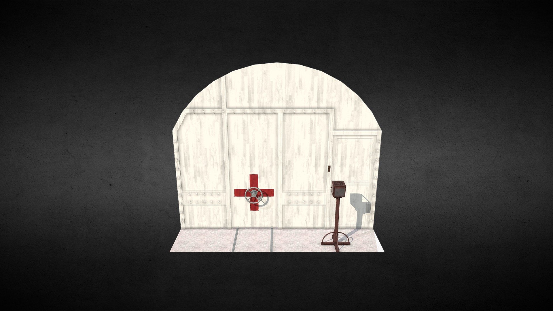 [Porte] Cellule 212 - Brancard (2012)