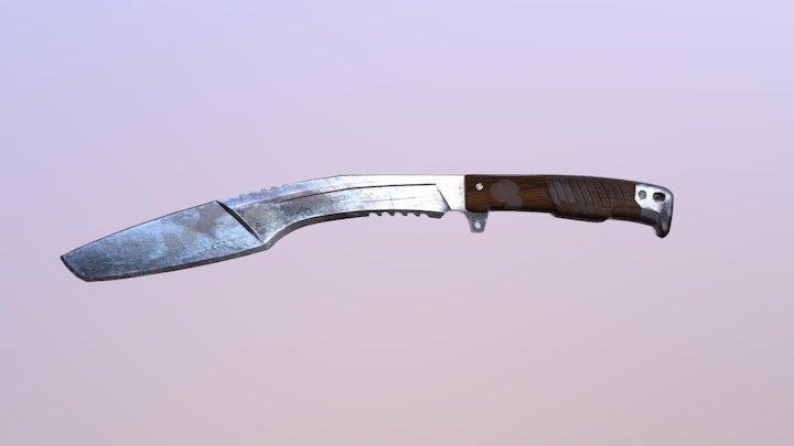 Kukri Knife 3D Model