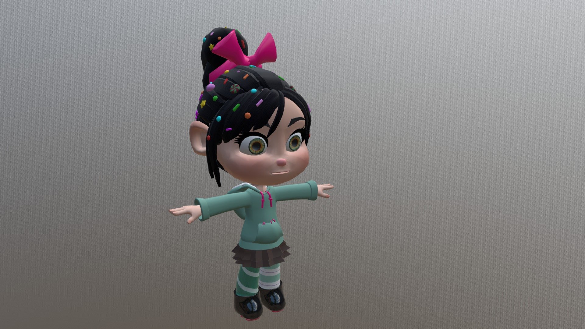 Vanellope Wreck-it Ralph! - 3D Model By Andrea.gutierrez [615af75 ...