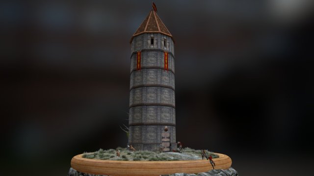 Guard Tower 3D Model