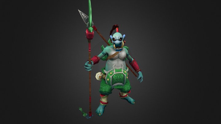 trollSpearman 3D Model