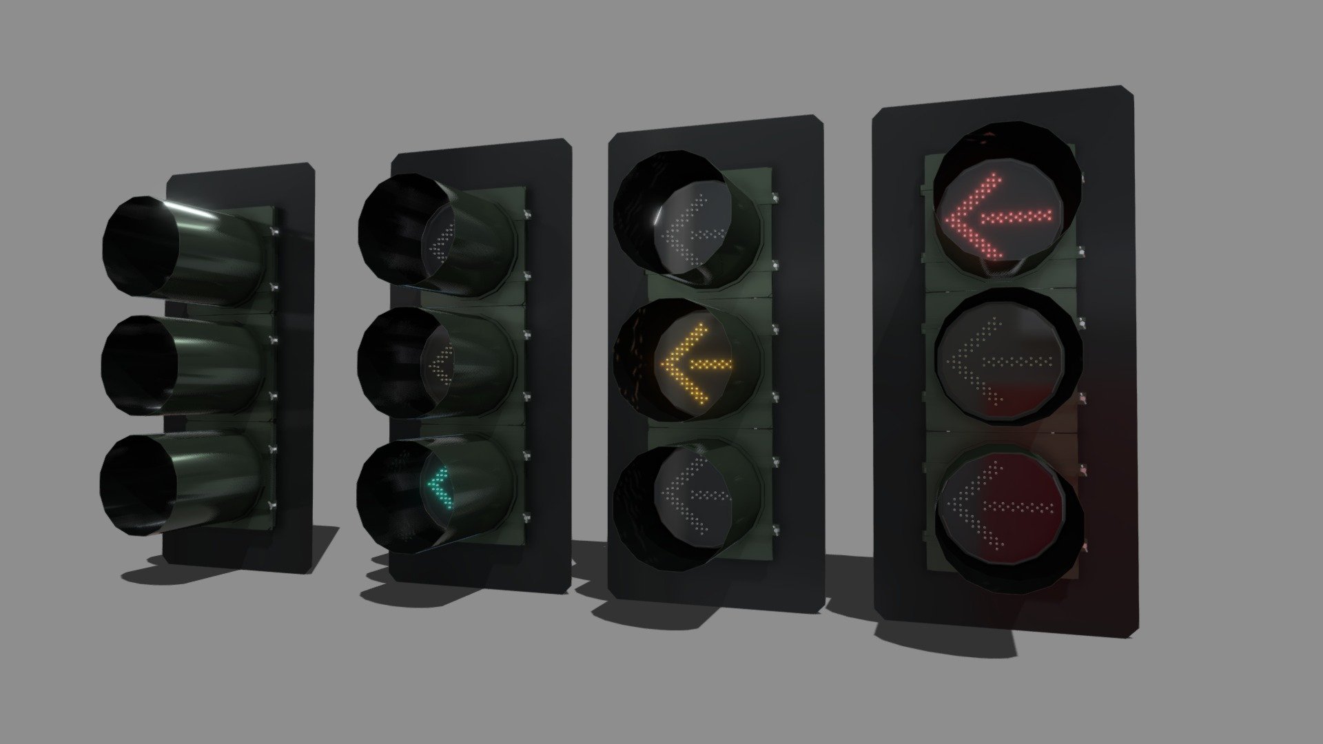 2007 Siemens LED Left Turn Signals Download Free 3D model by