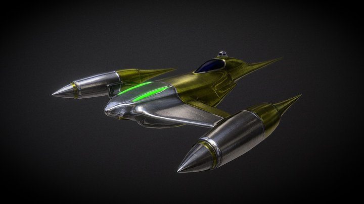Naboo Fighter 3D Model