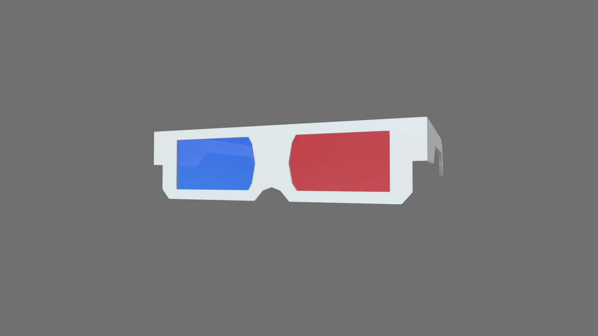 3D model 3D Glasses - This is a 3D model of the 3D Glasses. The 3D model is about logo.
