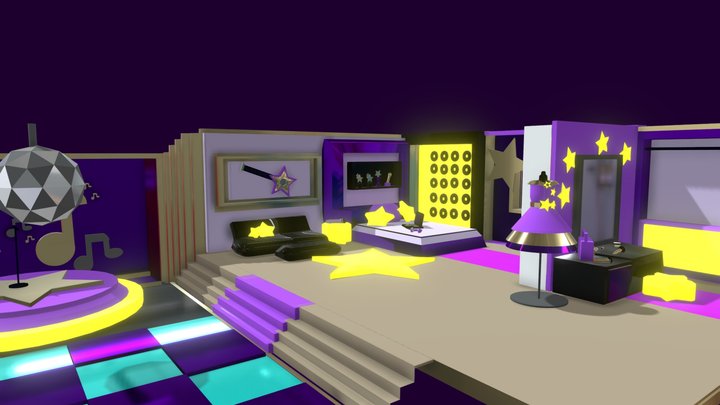 Blender my room very cooll 3D Model