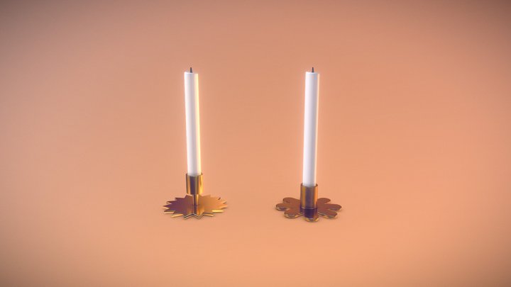 Vitra Candle Holders 3D Model