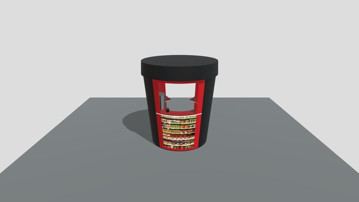 Coffee Shop 3D Model