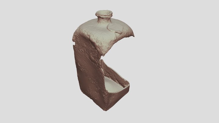 Lübecker Schiffswrack, Glasflasche 3D Model