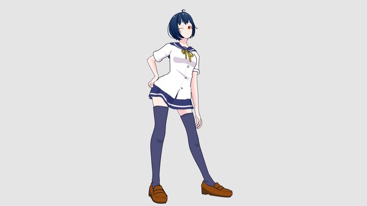 Hayashi Chiori (OC) 3D Model