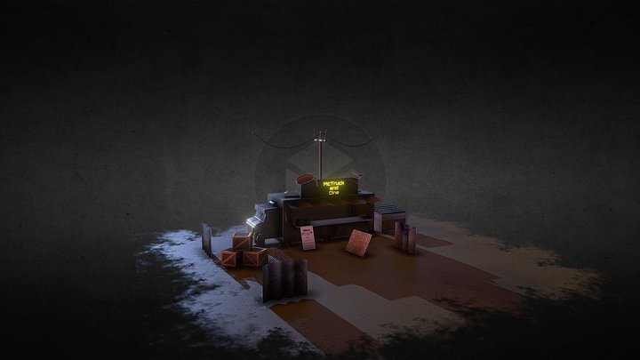 Truck Diner 3D Model