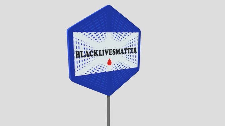 BLM_BlackLivesMatter 3D Model