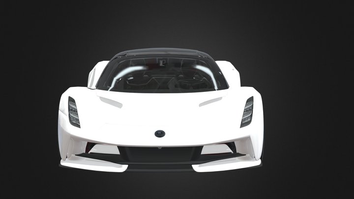 2020 Lotus Evija 3D Model