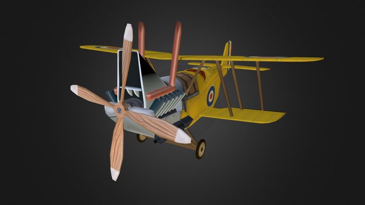 GamerArtPlane 3D Model