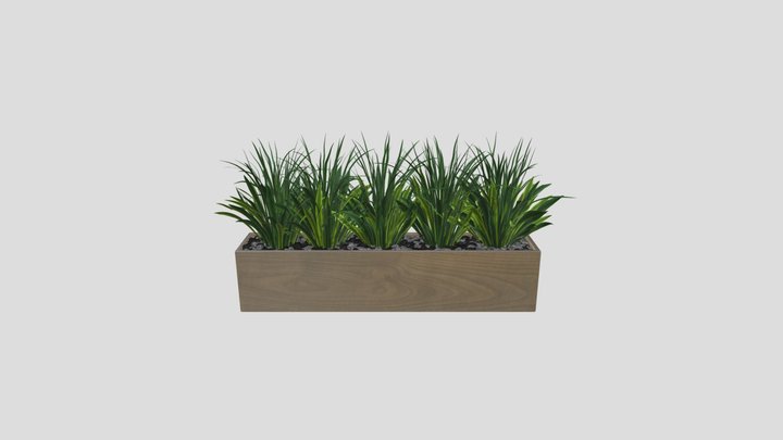 Grass Pot For Exterior Decoration – Kostenloses 3D-Modell STL