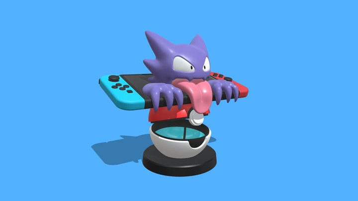 Shiny Gastly, Haunter, & Gengar models