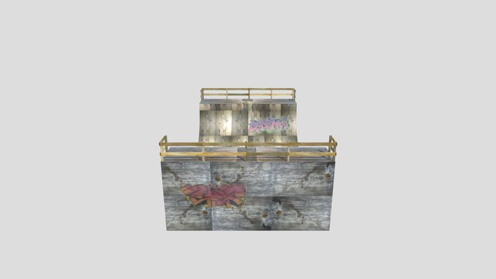 Halfpipe_textured 3D Model
