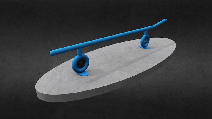 Sierra Fellers's "Old Skool Rail" 3D Model