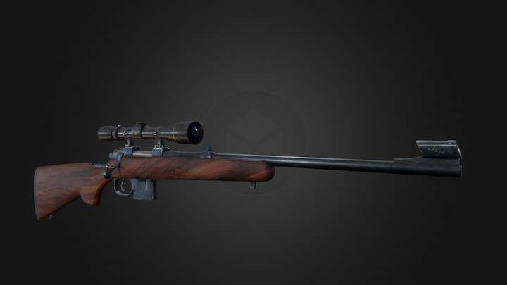 CZ 527 Carbine 3D Model