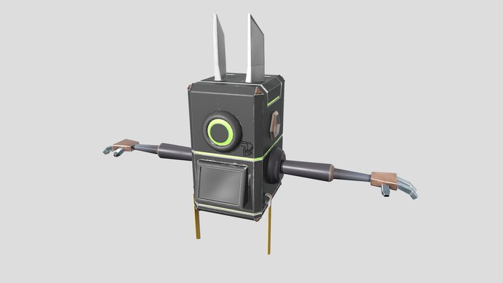 CyberPunkRobot 3D Model
