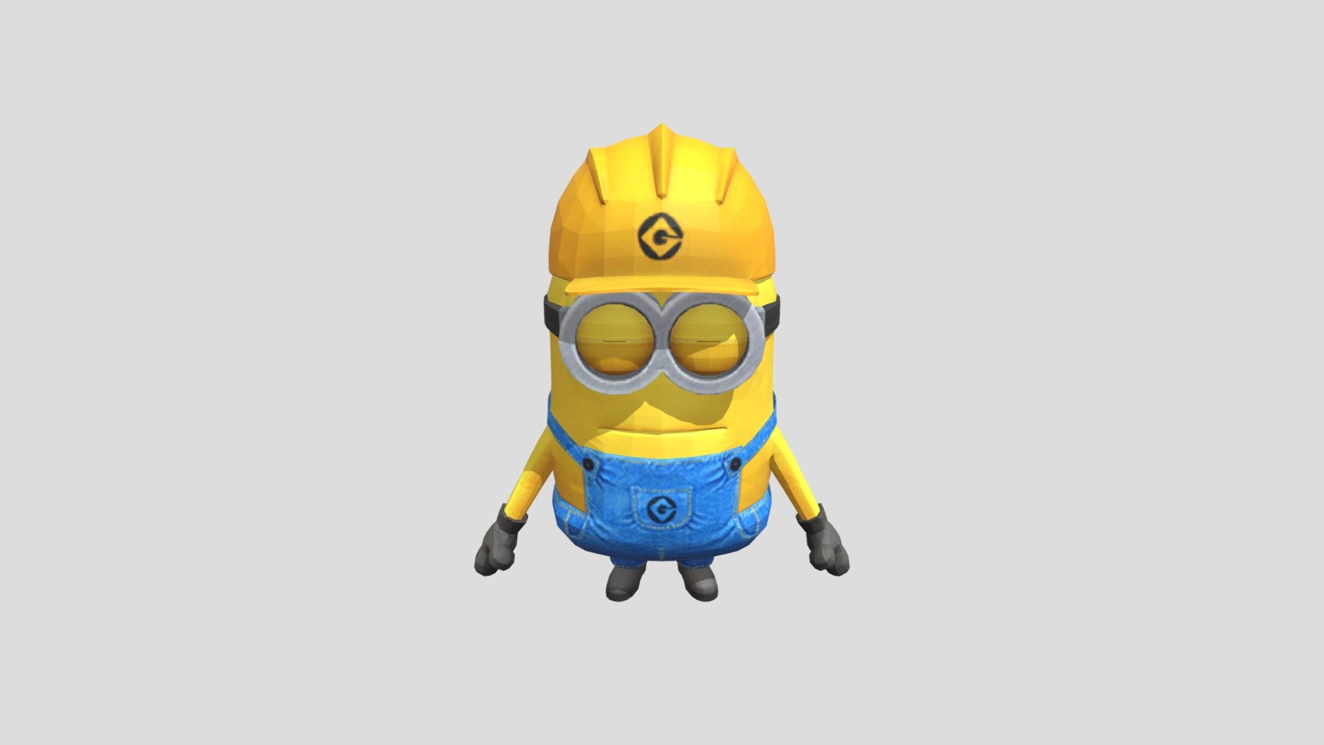 Worker Minion - Download Free 3D model by Sour Grapes (@kmorganc1 ...