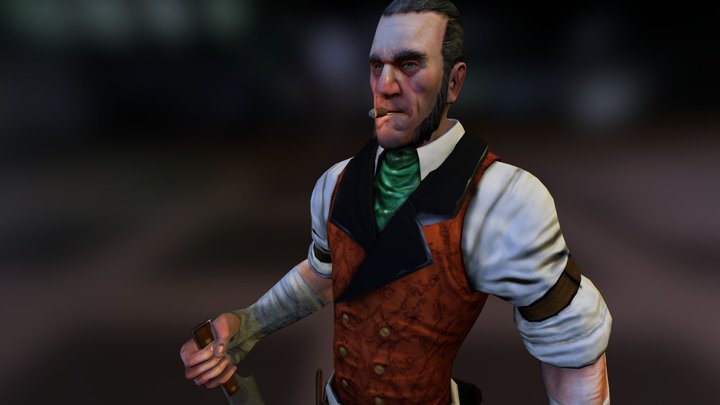 Butcher 3D Model