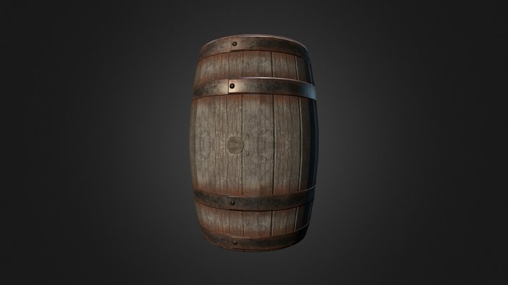 Cask 3D Model