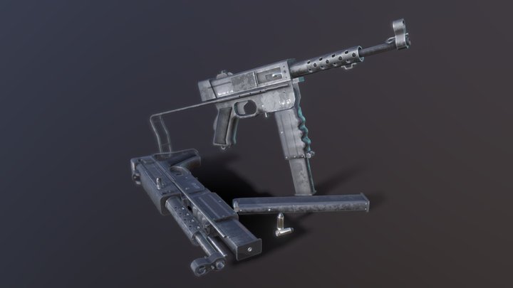 WOT 49 : French Submachine-gun 3D Model