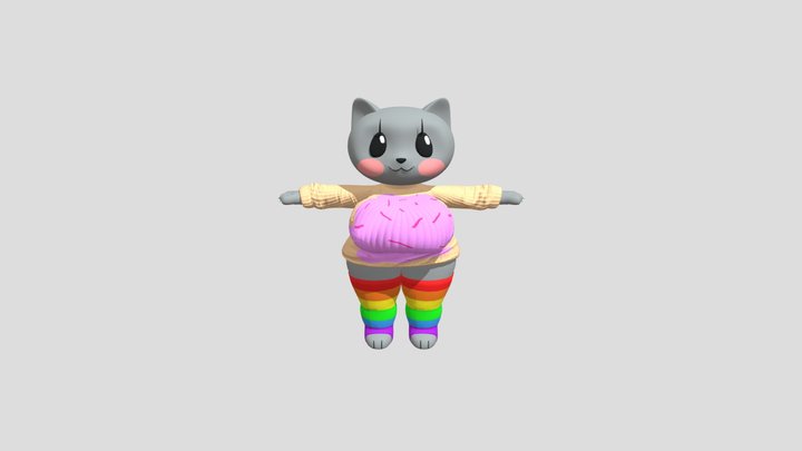 Nyan Cat (Cassettedream) 3D Model
