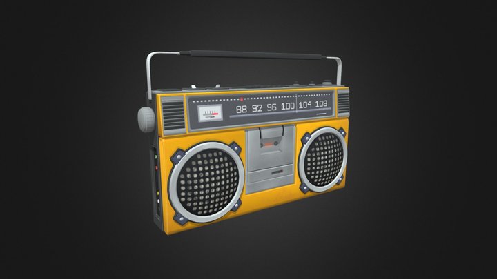 Boombox 3D models - Sketchfab