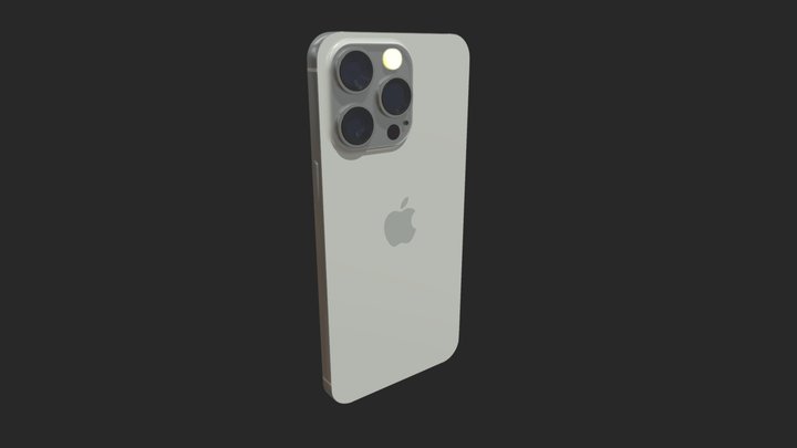IPhone 15 Pro Max Made In Blender 3D Model