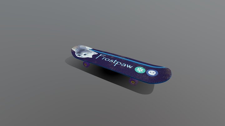 (Skateboard) Pokémon mount 3D Model