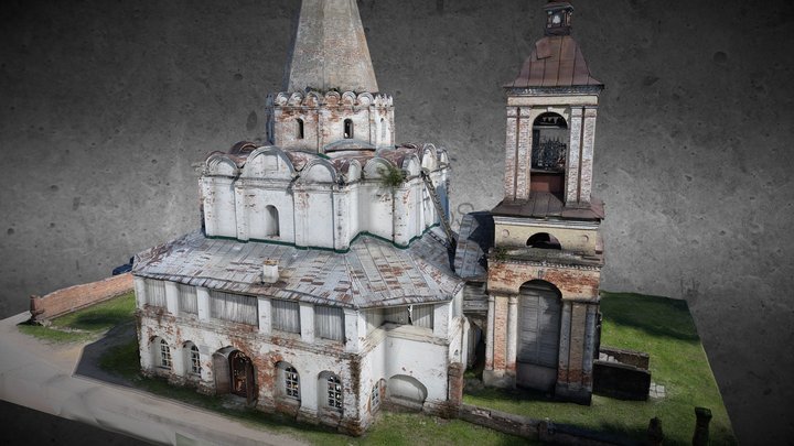 Церковь Петра Митрополита (Переславль) 3D Model