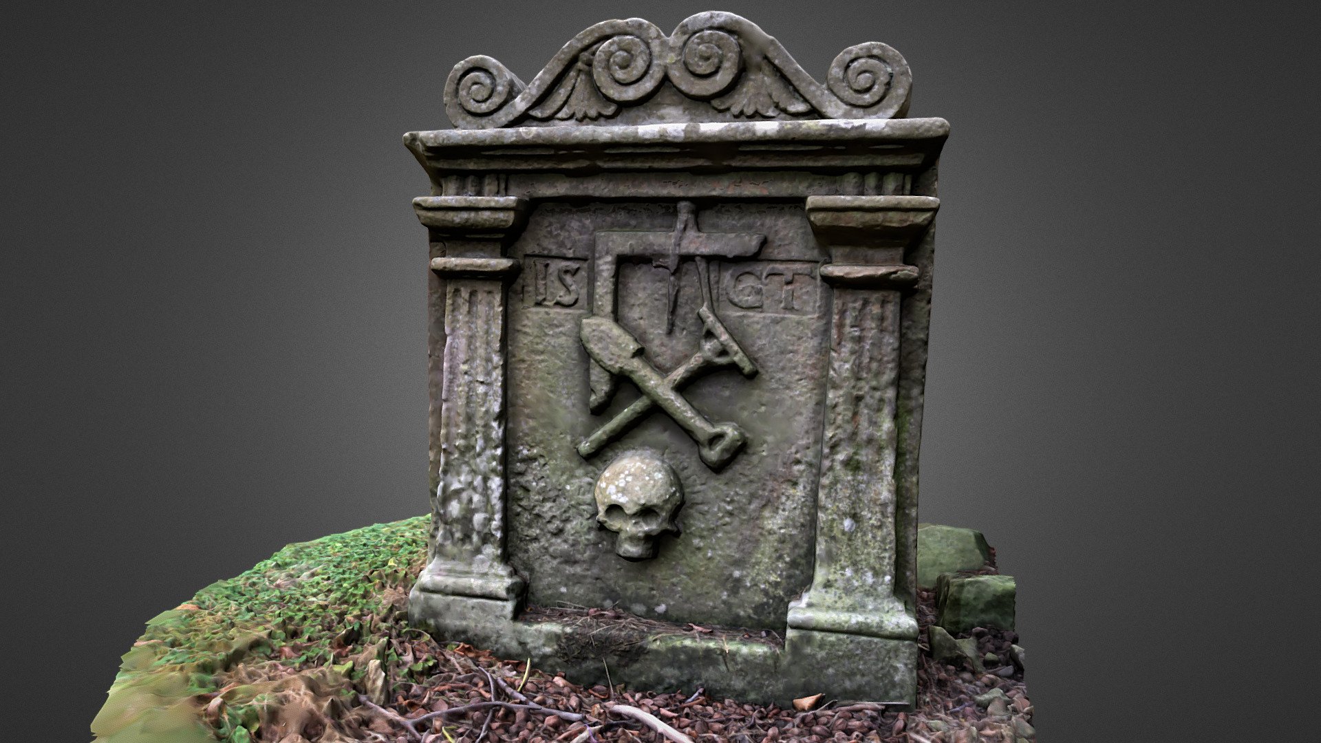 1685 gravestone, Kinross East burial ground