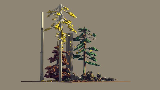 Autumn Nature Scene #1 3D Model