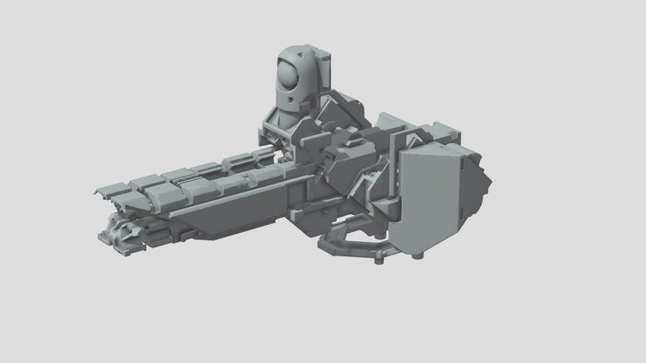 railgun 3D Model