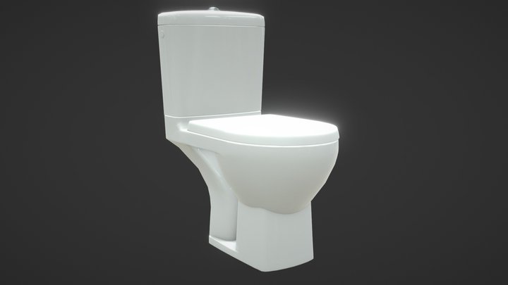 Toilet White 3D Model