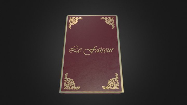 Book "Le faiseur" 3D Model