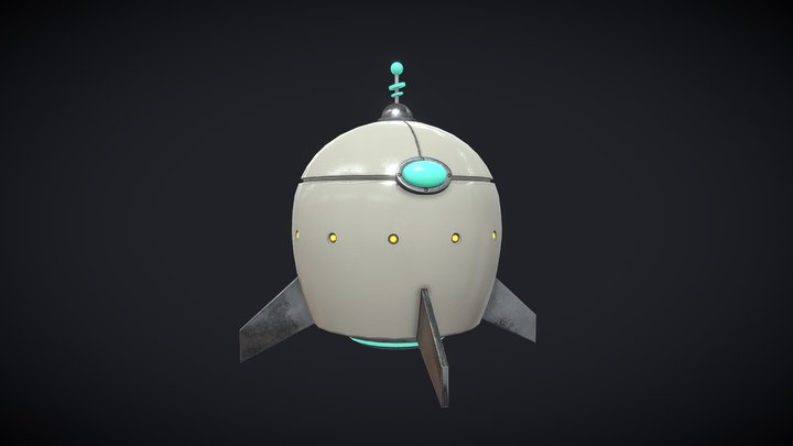 Spaceship 3D Model