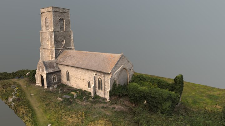 Dilapidated Church Scan 3D Model