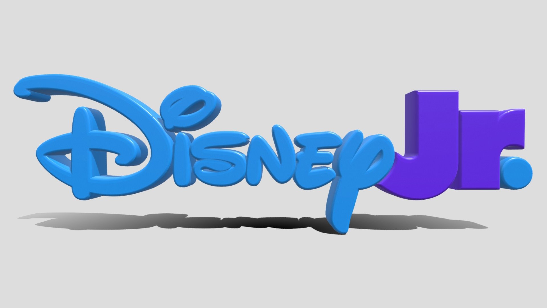 Disney Jr. (blue and purple variant) - Download Free 3D model by ...
