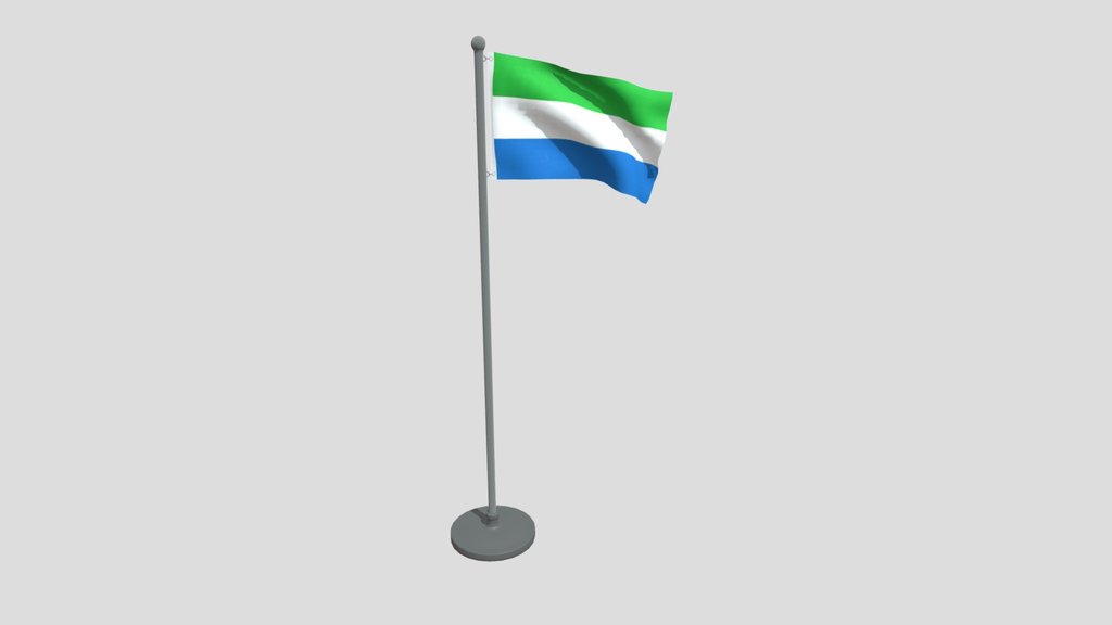 Animated Flag Of Sierra Leone
